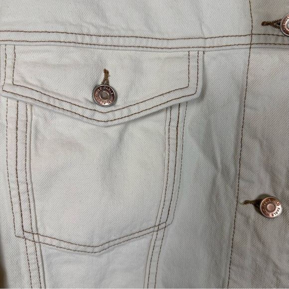Wild Fable |  Women's Cream Denim Jacket - Picture 3 of 7